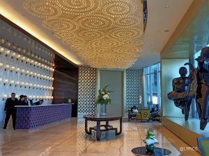 Lobby & Reception area of Ciputra World Hotel Surabaya Indonesia